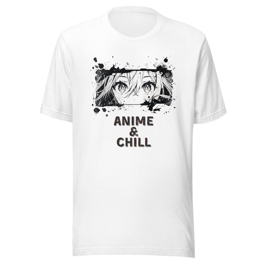 Anime & Chill: Cozy Tee for True Anime Fans | Printed Unisex t-shirt