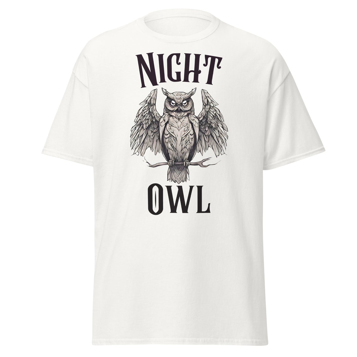 Graphic Night Owl: Stylish Tee for the Nocturnal - Men's classic tee Apparel