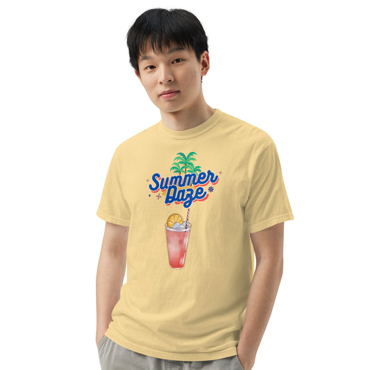 Summer Days Vibes: Stylish T-shirt Apparel | Unisex garment-dyed heavyweight t-shirt