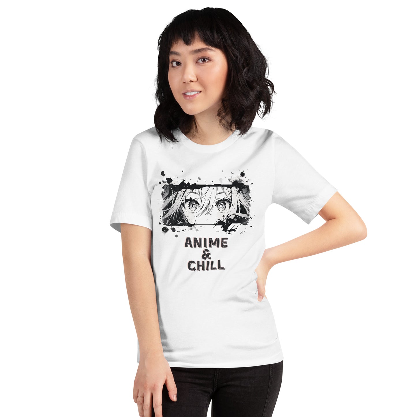 Anime & Chill: Cozy Tee for True Anime Fans | Printed Unisex t-shirt